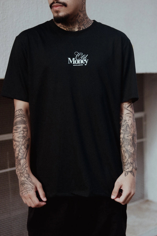 T-SHIRT "OLD MONEY" - BLACK
