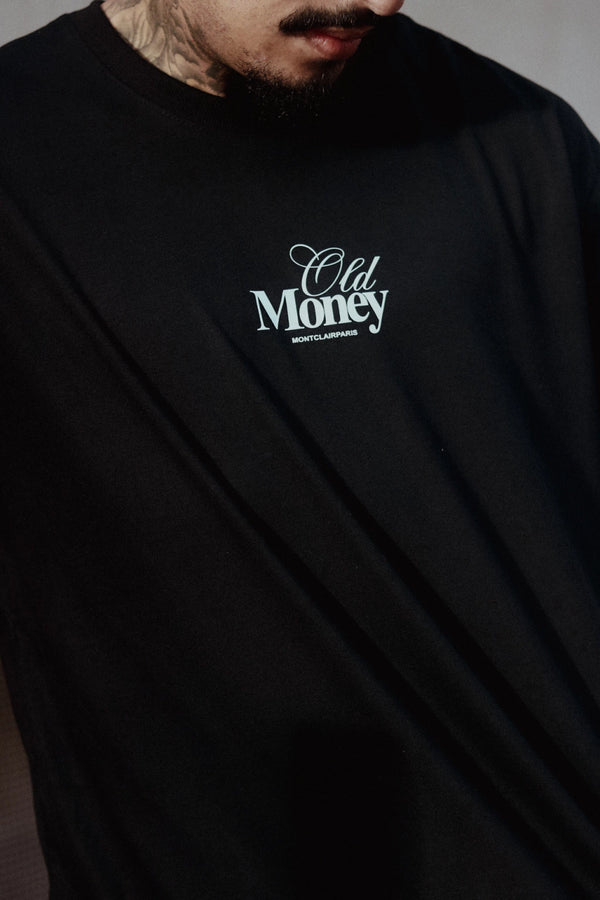 T-SHIRT "OLD MONEY" - BLACK
